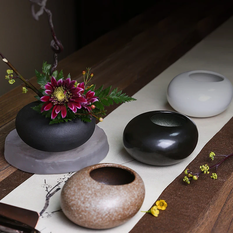Ikebana Vase Kenzan - Japanse Kikker Keramische Vaas Ikebana Japanse