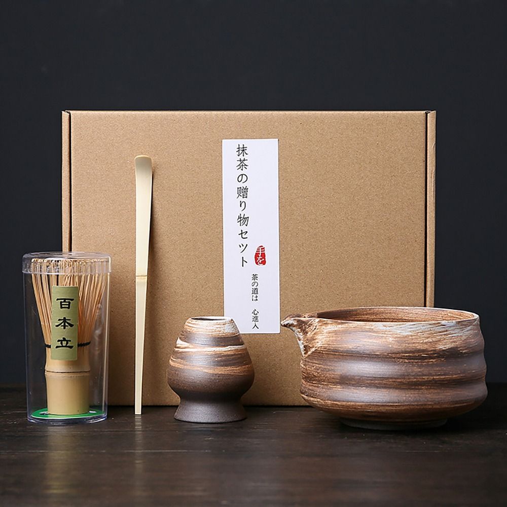 4 STUKS Nieuwe Bamboe Keramisc - Bamboo Whisk Chasen recensie en prijs